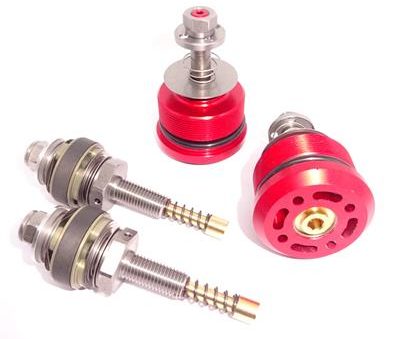  The kit includes:      Compression base valves (Shims ID 6 included, using the OEM piston).     Two rebound holders with needle and piston (rebound and midvalve shims stacks INCLUDED).     Steel and aluminum ring kit including O-Ring to close the stock holes in the cartridge tube